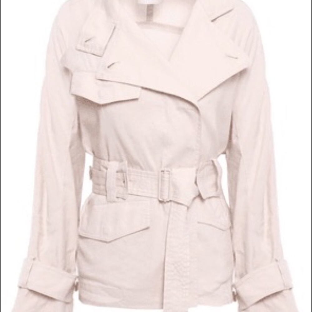 Vince short trench jacket